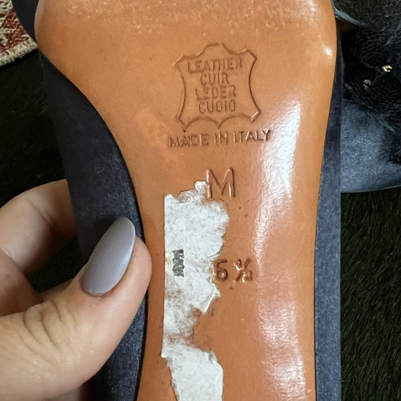 Yves Saint Laurent Vtg. Satin heels - Picture 9 of 12
